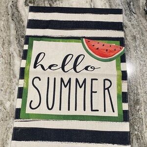 Hello Summer Garden Flag